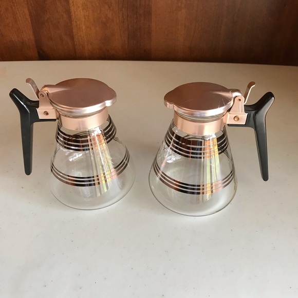 Vintage 1950’s Inland Glass Works Waffle Set Twin Warmer Stand & Sunbeam Servers - Picture 2 of 7